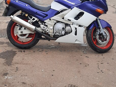 1995 Kawasaki ZZR 600, синий, 255555 рублей, вид 3
