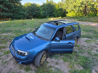 2006 Subaru Forester II Рестайлинг, синий, 710000 рублей, вид 3