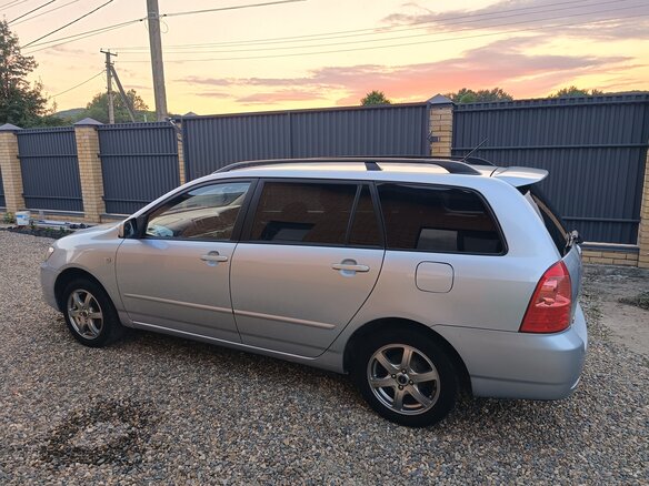 2005 Toyota Corolla Fielder IX (E120, E130) Рестайлинг, серебристый, 600000 рублей - вид 6