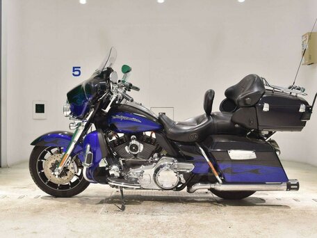 2011 Harley-Davidson Electra Glide, синий, 1280000 рублей, вид 4