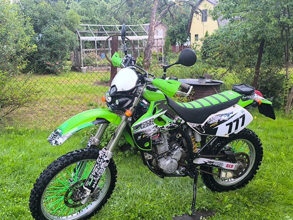 1999 Kawasaki KLX 250, зелёный, 250000 рублей - вид 18