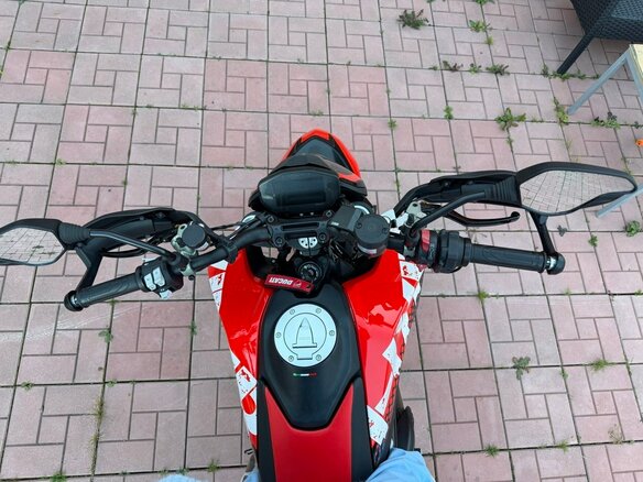 2021 Ducati Hypermotard, красный, 1150000 рублей - вид 7