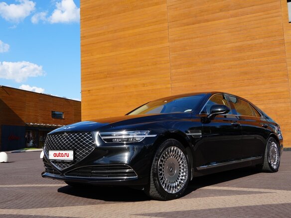 2020 Genesis G90 I Рестайлинг, чёрный