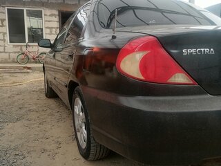 2007 Kia Spectra I Рестайлинг 2, чёрный, 285000 рублей, вид 4
