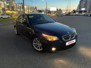 2008 BMW 5 серии 520d V (E60/E61) Рестайлинг, синий, 1150000 рублей, вид 1