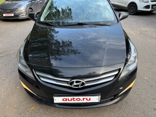 2016 Hyundai Solaris I Рестайлинг, чёрный, 815000 рублей, вид 2