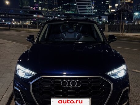 2021 Audi Q5 L 45 TFSI II (FY) Рестайлинг, чёрный, 4450000 рублей, вид 1