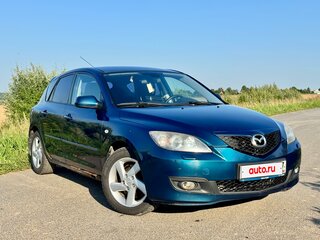 2006 Mazda 3 I (BK) Рестайлинг, синий, 430000 рублей, вид 3