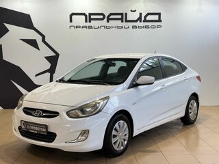 2012 Hyundai Solaris I, белый, 599900 рублей, вид 1