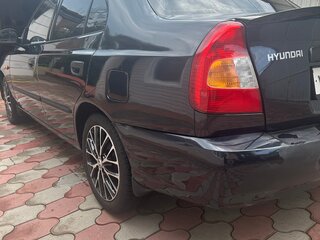 2005 Hyundai Accent ТагАЗ II, чёрный, 530000 рублей, вид 5