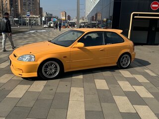 2000 Honda Civic VI Рестайлинг, жёлтый, 1450000 рублей, вид 2