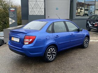 2019 Lada (ВАЗ) Granta I Рестайлинг, синий, 580000 рублей, вид 4