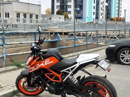 2017 KTM 390 Duke, оранжевый, 450000 рублей, вид 2