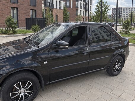 2013 Renault Logan I Рестайлинг, чёрный, 470000 рублей, вид 3