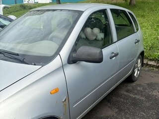 2010 Lada (ВАЗ) Kalina I, серебристый, 220000 рублей, вид 2