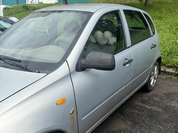 2010 Lada (ВАЗ) Kalina I, серебристый, 220000 рублей - вид 1