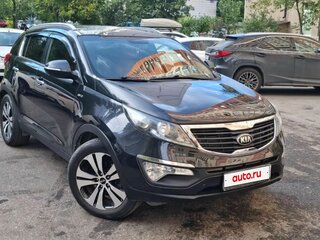 2012 Kia Sportage III, чёрный, 1290000 рублей, вид 1