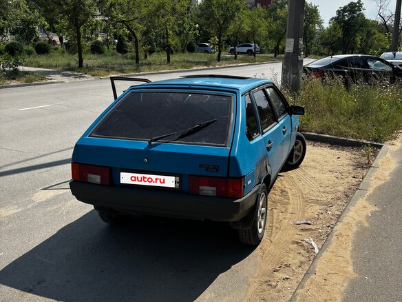 1991 Lada (ВАЗ) 2109, синий - вид 7