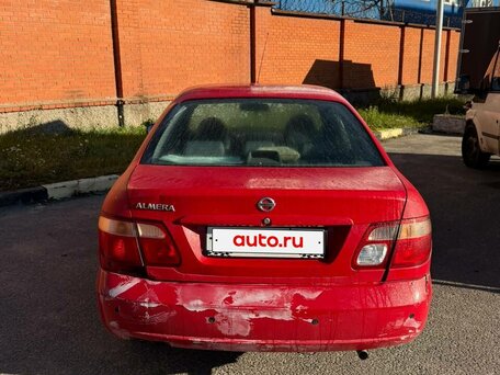 2005 Nissan Almera II (N16) Рестайлинг, красный, 300000 рублей, вид 5