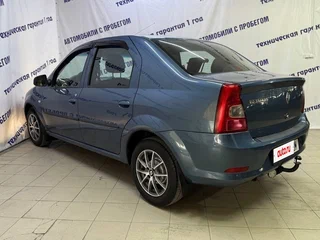 2013 Renault Logan I Рестайлинг, синий, 435000 рублей, вид 4
