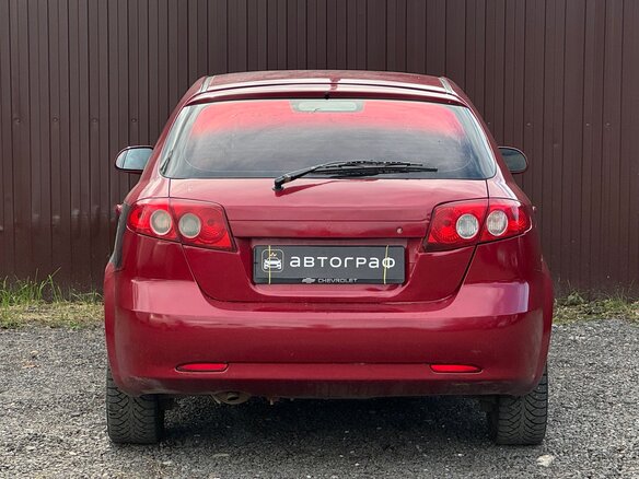 2007 Chevrolet Lacetti I, красный, 218000 рублей - вид 4