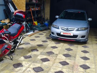 2007 Mazda 6 I (GG) Рестайлинг, серебристый, 700000 рублей, вид 2