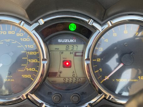 2004 Suzuki V-Strom 1000, серебристый, 350000 рублей, вид 2