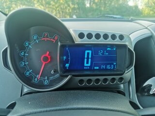 2013 Chevrolet Aveo II, чёрный, 720000 рублей, вид 5