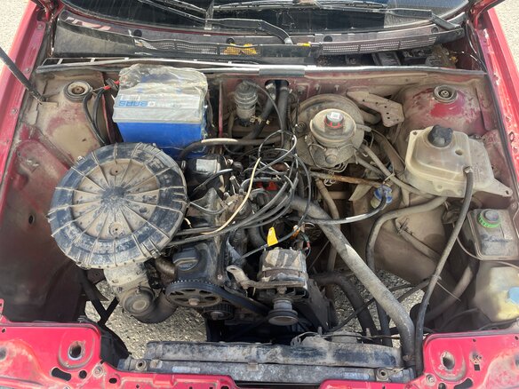 1988 Audi 80 IV (B3), красный, 100000 рублей - вид 10