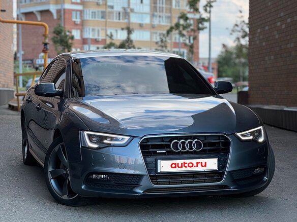2014 Audi A5 I (8T) Рестайлинг, серый - вид 2