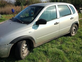2008 Lada (ВАЗ) Kalina I, серебристый, 110000 рублей, вид 4