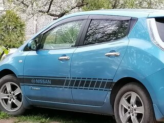 2011 Nissan Leaf I (ZE0/AZE0), синий, 1479099 рублей, вид 3