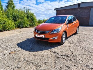 2014 Hyundai Solaris I Рестайлинг, оранжевый, 550000 рублей, вид 1
