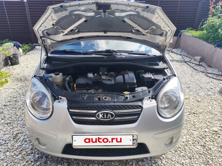 2009 Kia Picanto I Рестайлинг, серебристый, 610000 рублей, вид 4
