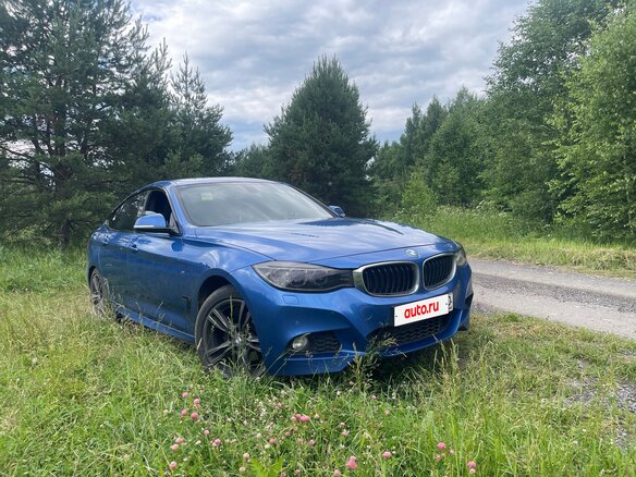 2014 BMW 3 серии Gran Turismo 320i xDrive VI (F3x), синий, 2300000 рублей - вид 2