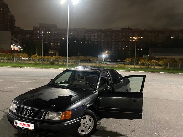 1991 Audi 100 IV (C4), чёрный, 250000 рублей