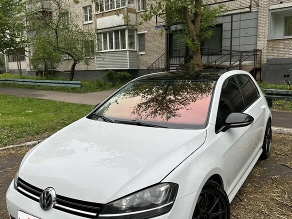 2014 Volkswagen Golf VII, белый - вид 12