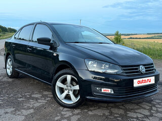 2016 Volkswagen Polo V Рестайлинг, чёрный, 848000 рублей, вид 1