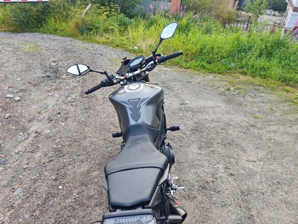 2014 Yamaha MT-09 (FZ-09), серый, 700000 рублей - вид 4