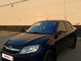 2013 Lada (ВАЗ) Granta I, синий, 525000 рублей, вид 3