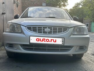 2008 Hyundai Accent ТагАЗ II, серебристый, 470000 рублей, вид 2