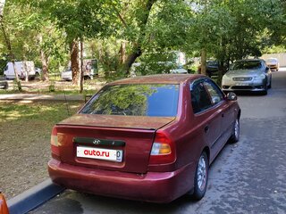 2003 Hyundai Accent ТагАЗ II, красный, 325000 рублей, вид 3