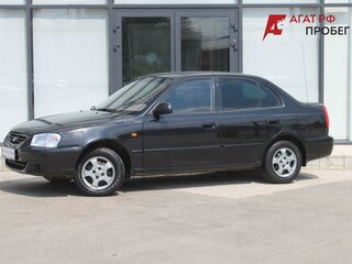 2007 Hyundai Accent ТагАЗ II, чёрный, 453000 рублей, вид 1