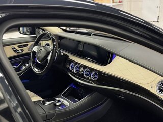 2016 Mercedes-Benz S-Класс 500 Long 9G-TRONIC VI (W222, C217), чёрный, 5000000 рублей, вид 3