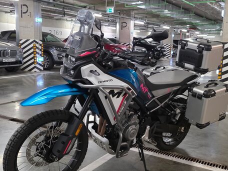 2024 CFMoto 450MT Touring, голубой, 699000 рублей, вид 2
