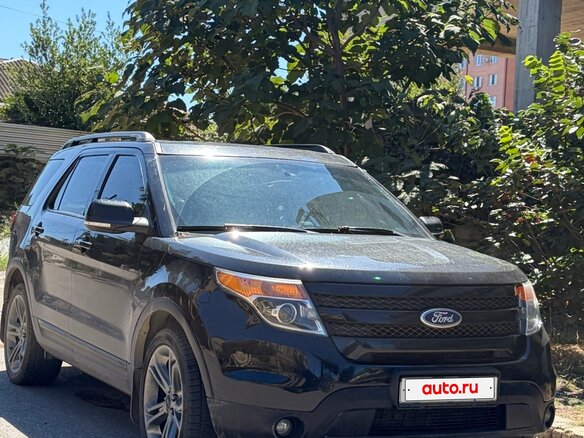 2013 Ford Explorer Sport V, чёрный, 1500000 рублей - вид 1