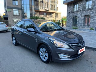 2014 Hyundai Solaris I Рестайлинг, серый, 1060000 рублей, вид 4