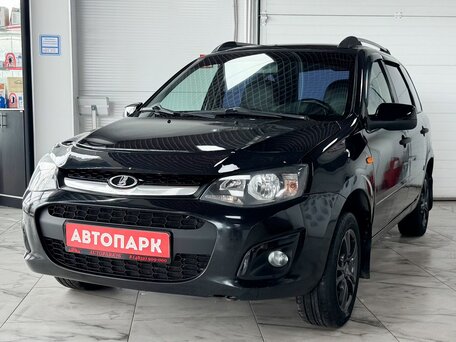 2014 Lada (ВАЗ) Kalina II, чёрный, 329000 рублей, вид 2
