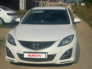 2011 Mazda 6 II (GH) Рестайлинг, белый, 950000 рублей, вид 1