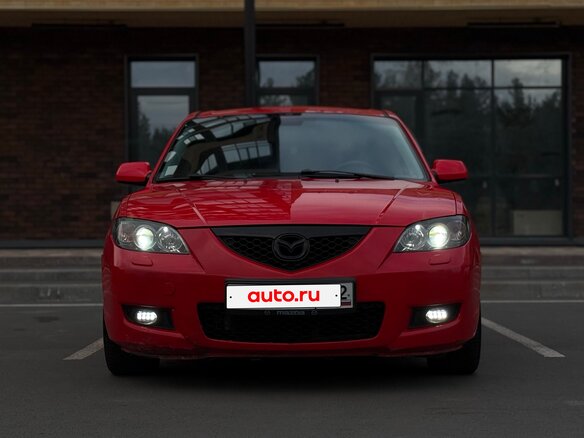 2006 Mazda 3 I (BK) Рестайлинг, красный, 550000 рублей